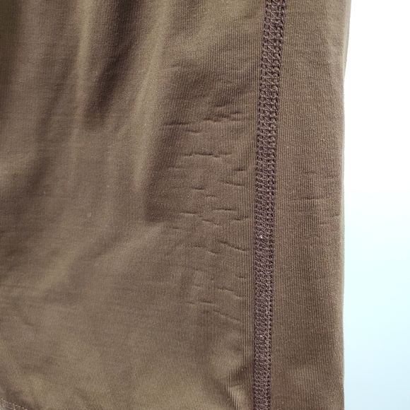 Patagonia Brown Crop Leggings Base Layer Active Workout - Picture 7 of 7